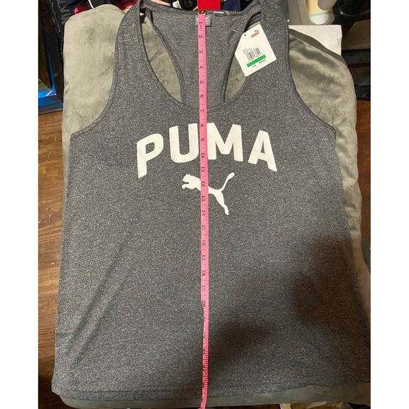 NWT Puma Mesh Logo Tank sz L - Picture 4 of 6